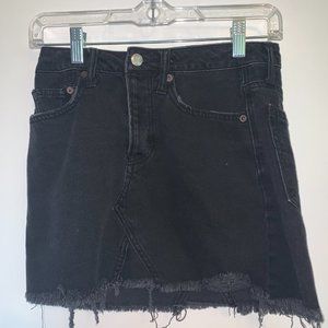 American Eagle Black Jean Skirt